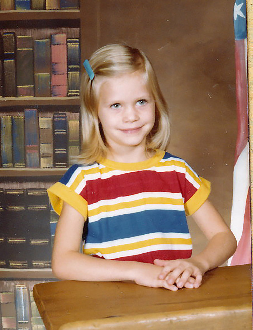 Kathy Boozer Boone as a child